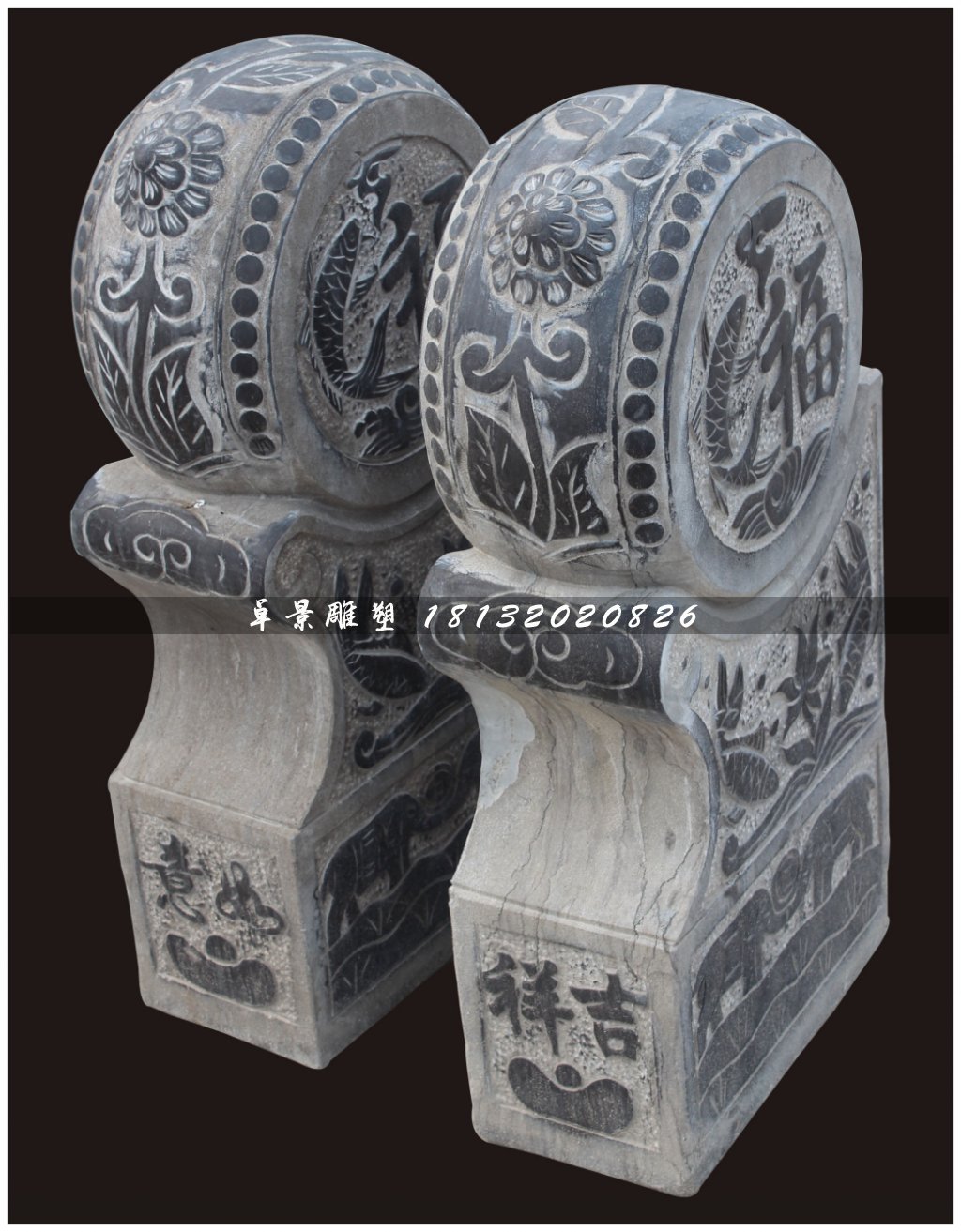 石鼓，門墩，仿古門墩