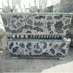 方形水缸石雕，仿古石雕