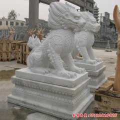 石雕招財(cái)麒麟雕塑