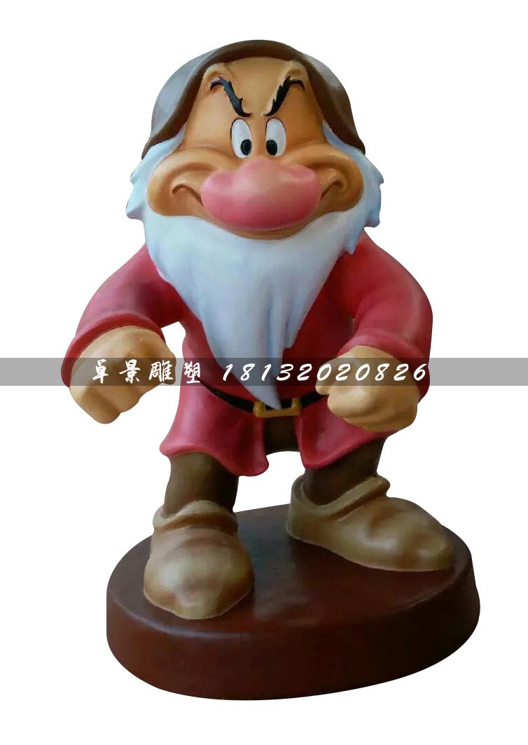 玻璃鋼小矮人雕塑，玻璃鋼卡通雕塑 (4)-恢復的