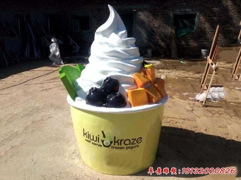 玻璃鋼仿真冰淇淋雕塑