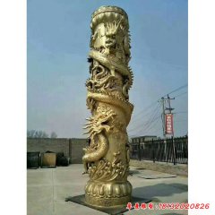 銅雕廣場(chǎng)龍柱