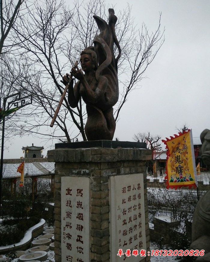 楊貴妃銅雕，古代人物銅雕