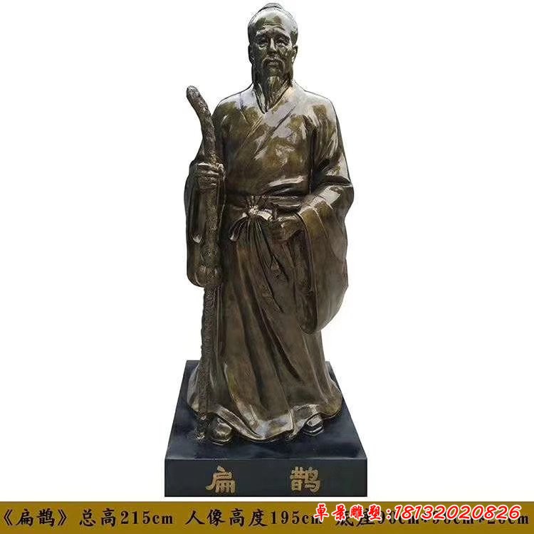 古代扁鵲名醫銅雕