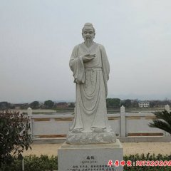 景區大理石古代名人扁鵲石雕