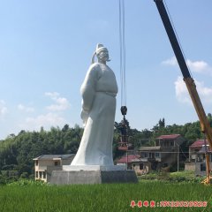 景區古代詩人李白石雕
