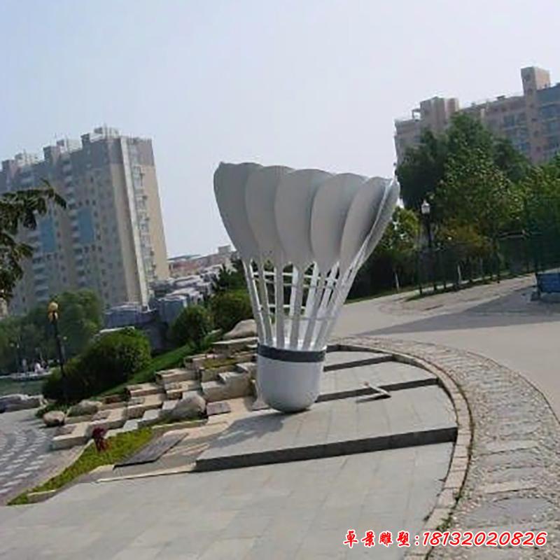 不銹鋼羽毛球雕塑，廣場(chǎng)不銹鋼雕塑