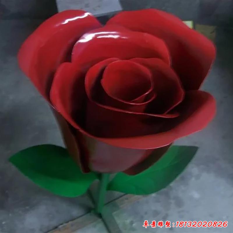 不銹鋼植物花朵景觀雕塑