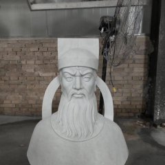 景區名人包拯頭像石雕