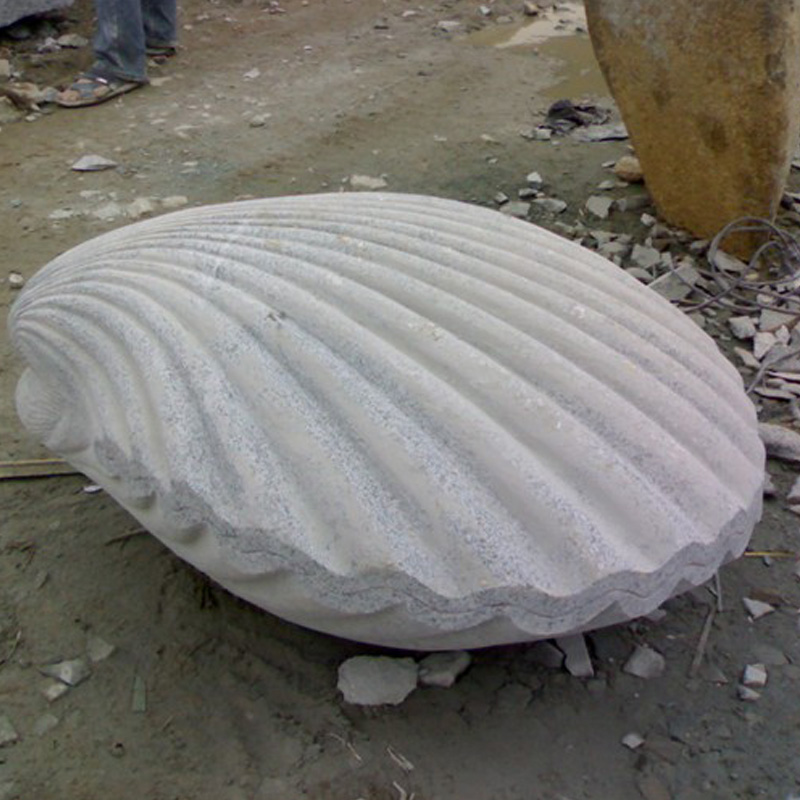 扇貝石雕，公園扇貝石雕