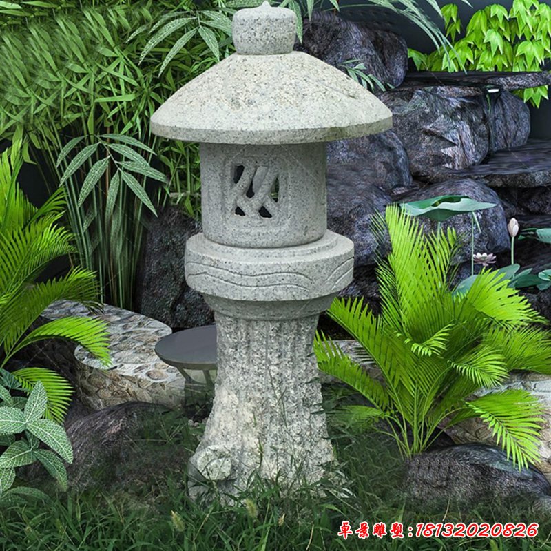 大理石燈，園林景觀擺件