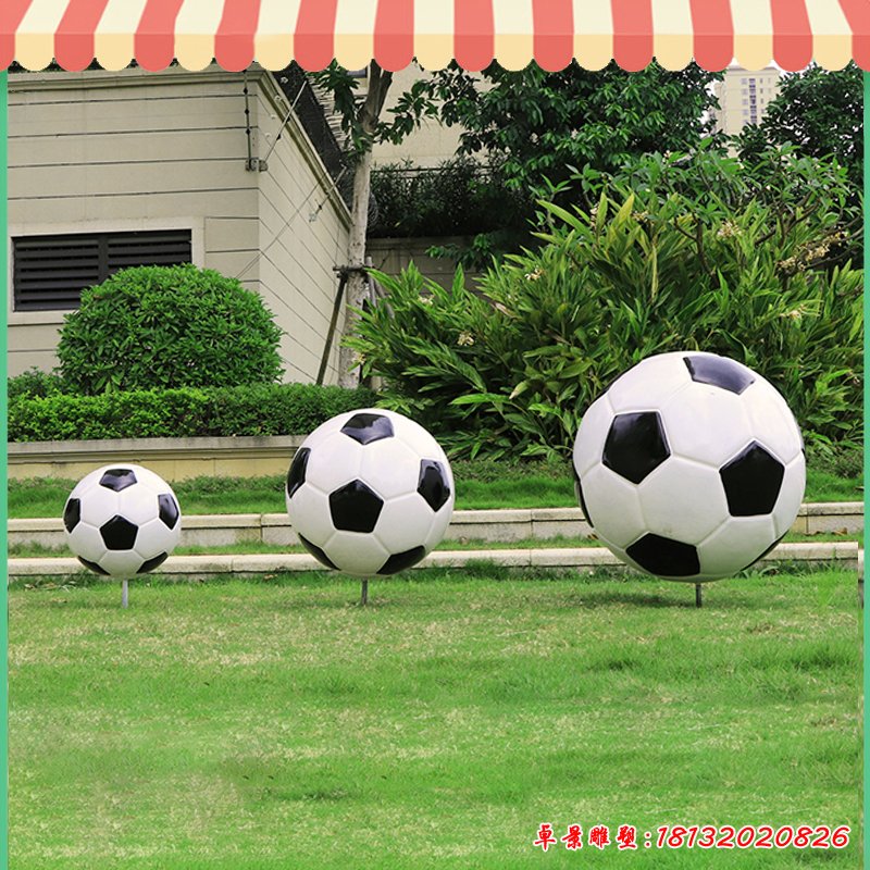 玻璃鋼足球雕塑 (31)