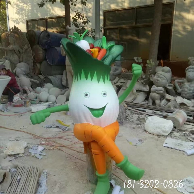 玻璃鋼白菜卡通雕塑 (1)_副本
