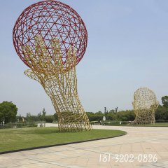 創意不銹鋼地球