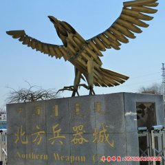 不銹鋼老鷹雕塑 不銹鋼動物雕塑