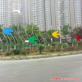 景觀(guān)魚(yú)不銹鋼雕塑