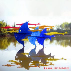 不銹鋼雕塑 魚(yú)雕塑