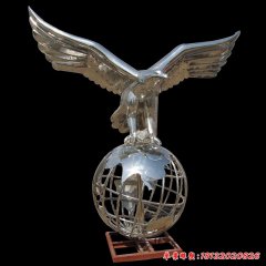 廣場(chǎng)不銹鋼老鷹雕塑