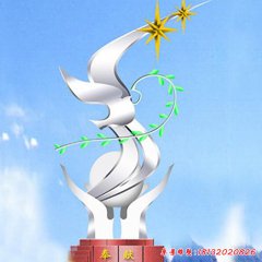 承接不銹鋼雕塑城市