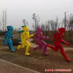 不銹鋼雕塑抽象人物