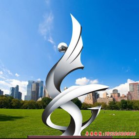 不銹鋼公園綠地雕塑