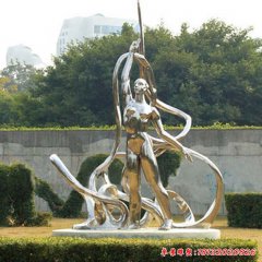 不銹鋼運動雕塑