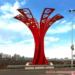 廣場(chǎng)不銹鋼標(biāo)識(shí)雕塑