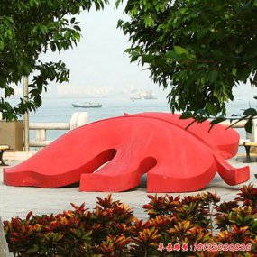 不銹鋼廣場(chǎng)烤漆雕塑