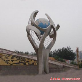 不銹鋼廣場(chǎng)雕塑