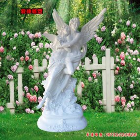 歐式人物石雕天使