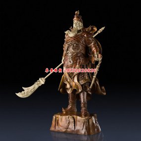 銅雕人物關(guān)公像