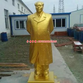大型銅質(zhì)毛主席塑像
