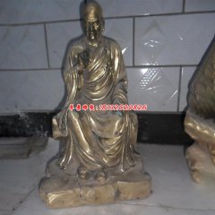 全銅十八羅漢塑像