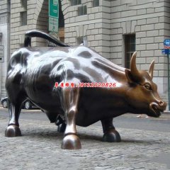 華爾街的銅牛雕像