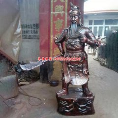 古銅關公塑像