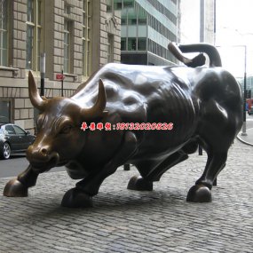 銅雕拓荒牛