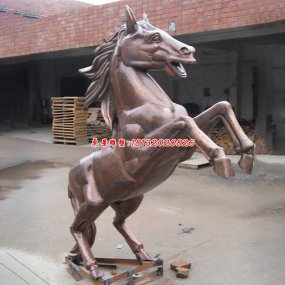 鍛銅馬雕塑