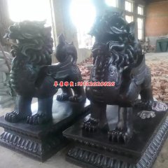 銅麒麟一對
