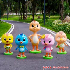 可愛動(dòng)物雕塑