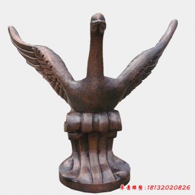 銅天鵝雕塑