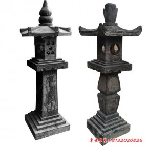 仿古石燈雕塑