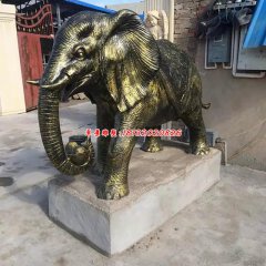 銅象雕塑