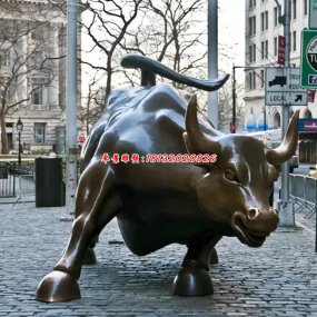 華爾街銅牛雕像