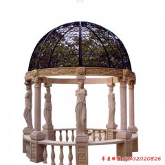 石雕歐式涼亭