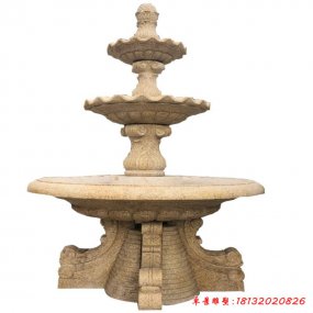 石雕噴泉水景