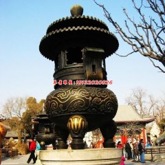 寺廟銅廟宇香爐