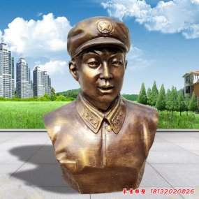 玻璃鋼半身人物雕塑