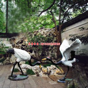 玻璃鋼景觀仙鶴