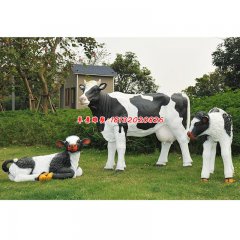 玻璃鋼雕塑仿真牛