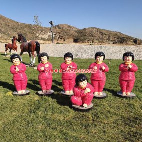 玻璃鋼卡通福娃雕塑